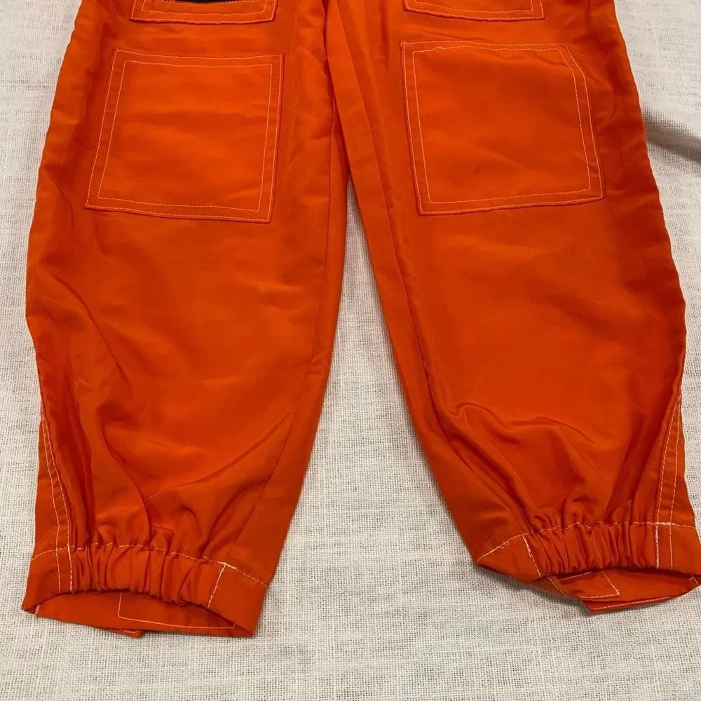 NASA Kids Orange Astronaut Costume Jumpsuit